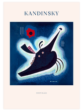 Kandinsky Sivri Siyah - Art Print